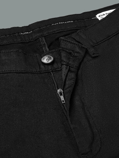 Charcoal Black Narrow Chino Pants