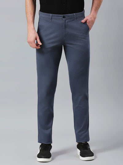 Ink Blue Narrow Chino Pants