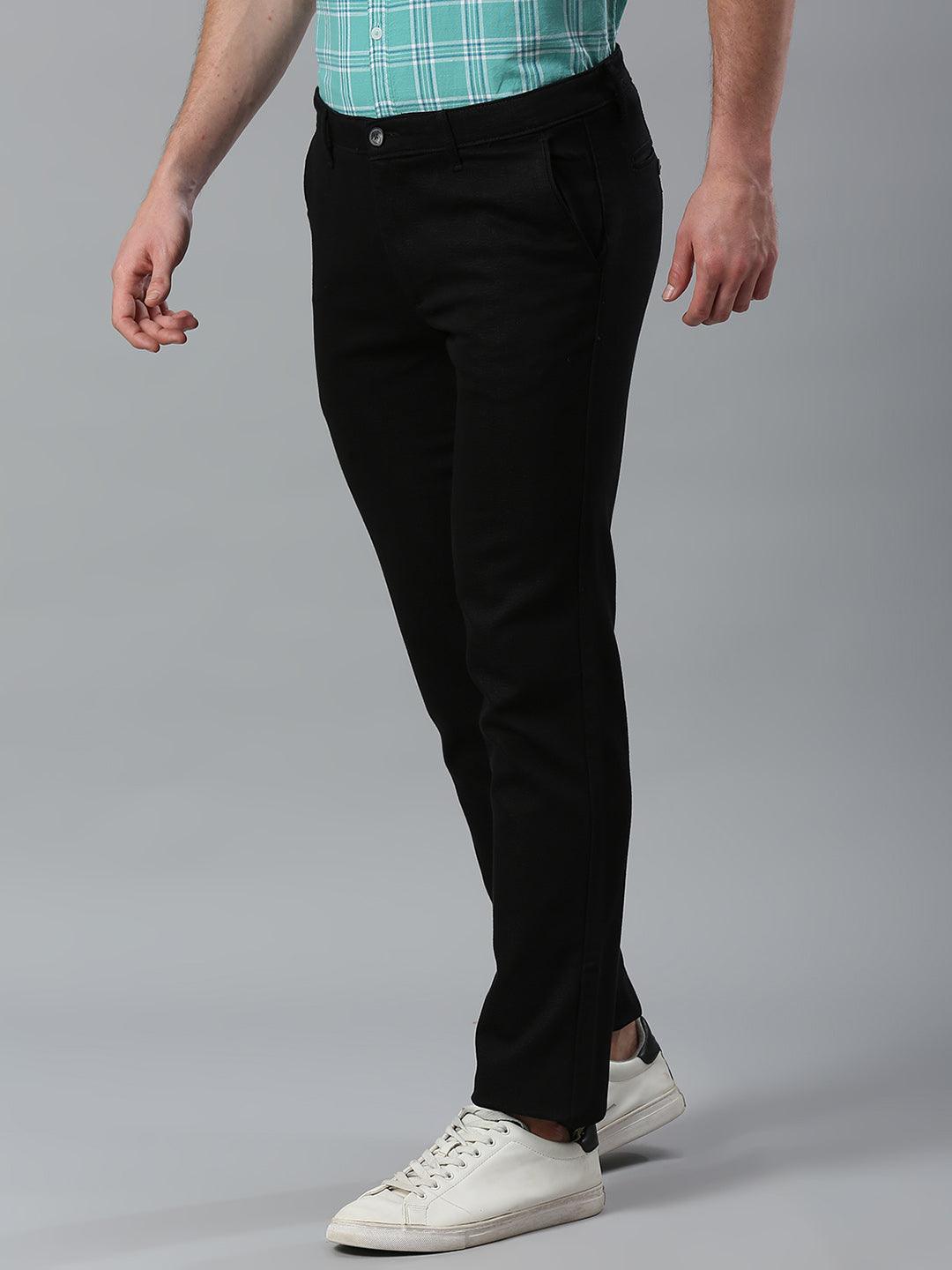 FlexFit Lycra Black Chino Pants