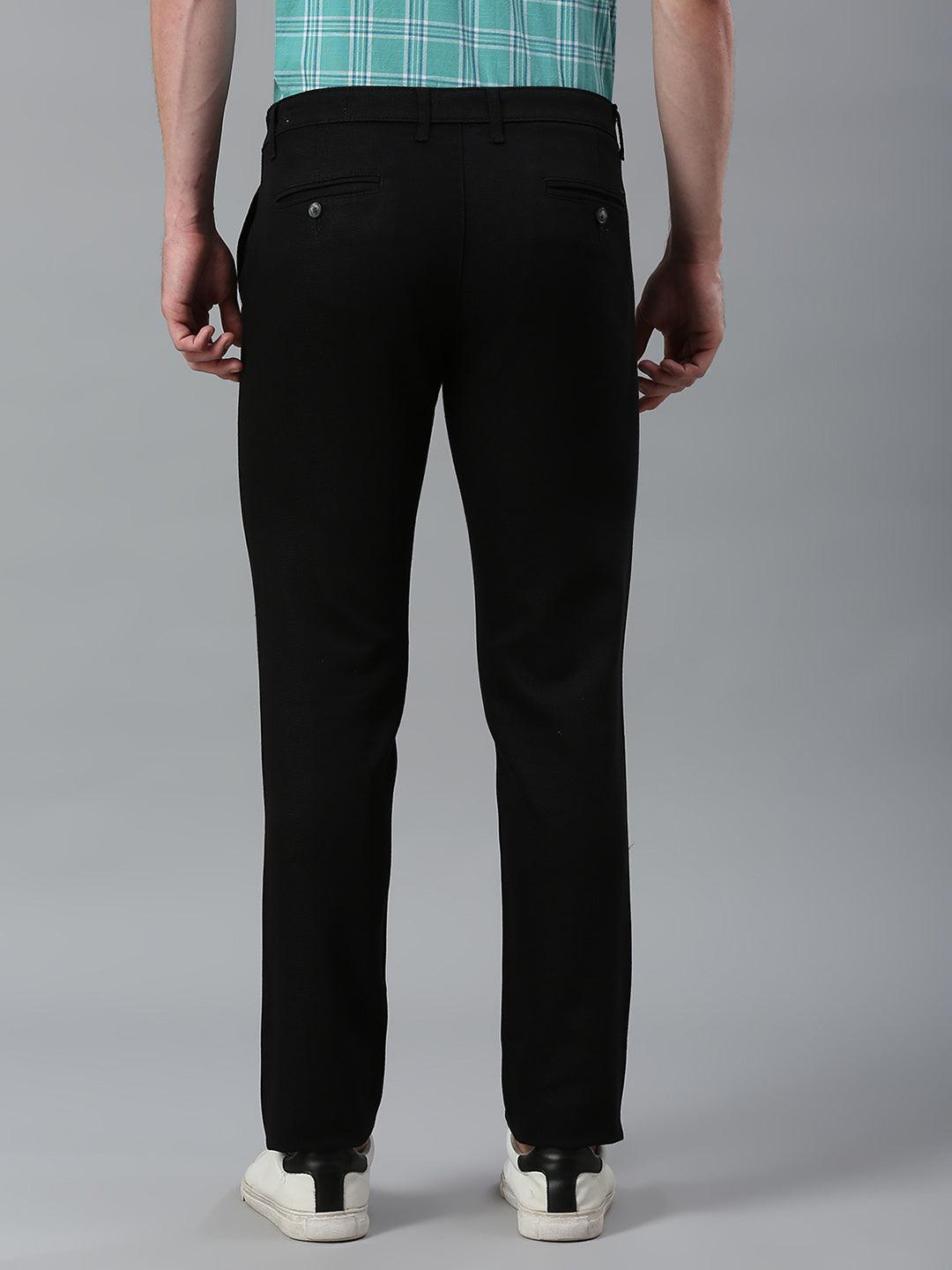 FlexFit Lycra Black Chino Pants