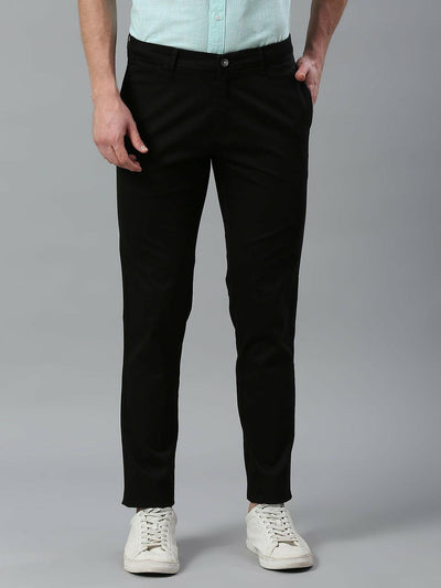 Ash Black Narrow Chino Pants