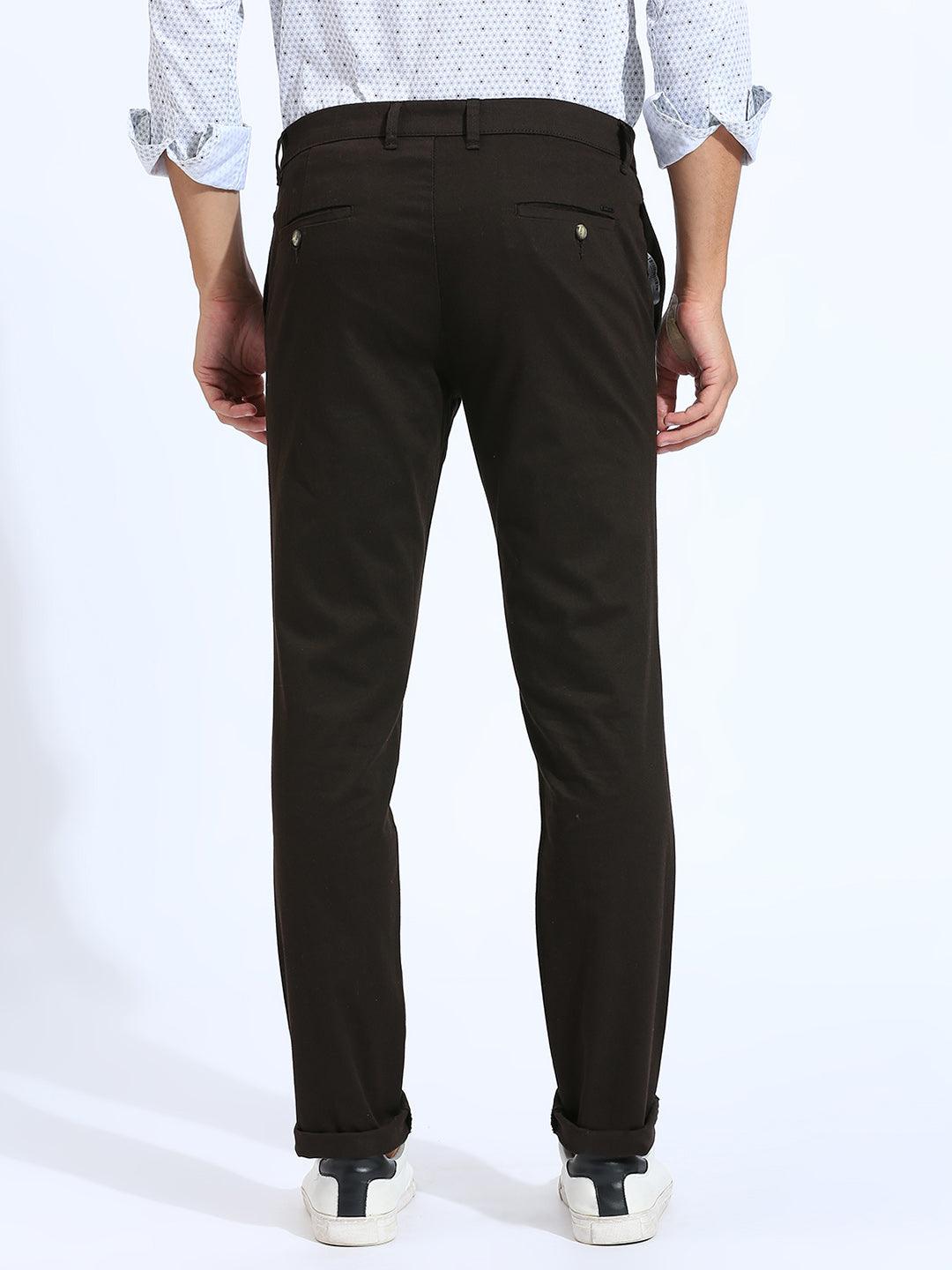 Coffee Narrow Chino Pants