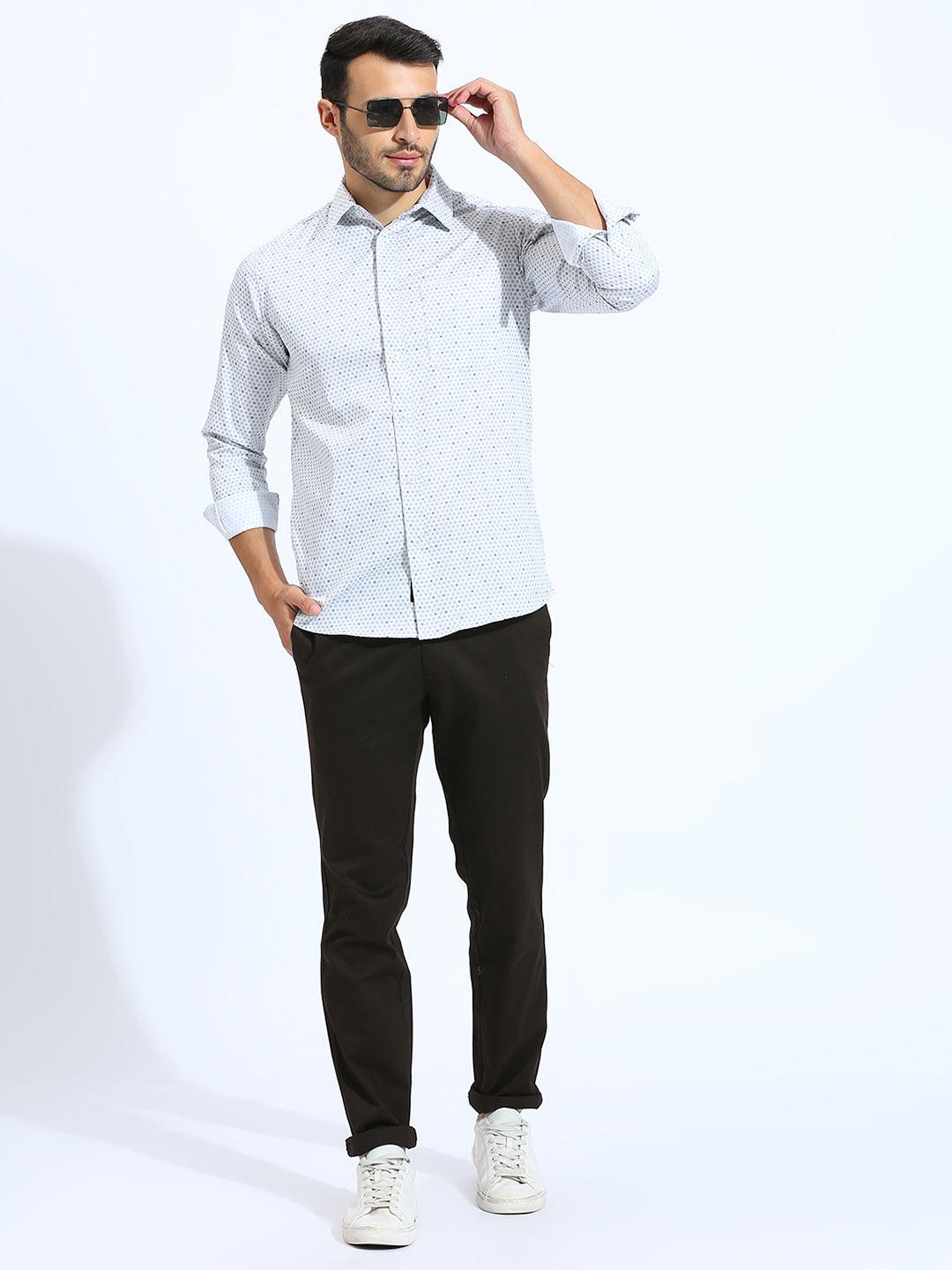 Coffee Narrow Chino Pants