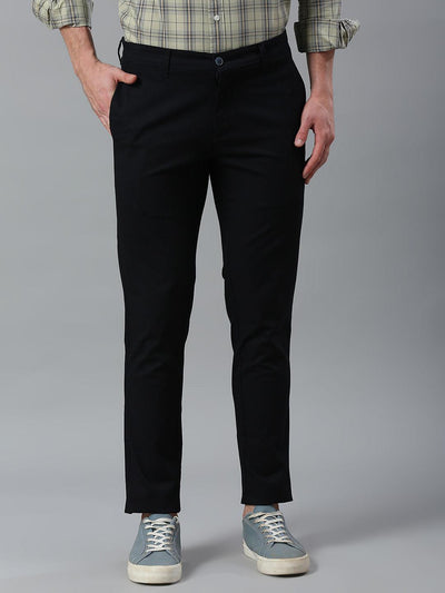 Navy Narrow Chino Pants