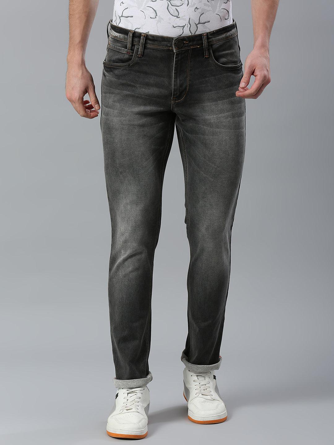 Charcoal Grey Stealth Wash Skinny Fit Jeans