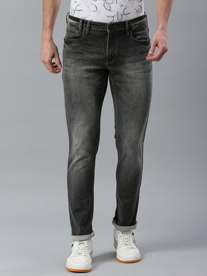 Charcoal Grey Stealth Wash Skinny Fit Jeans