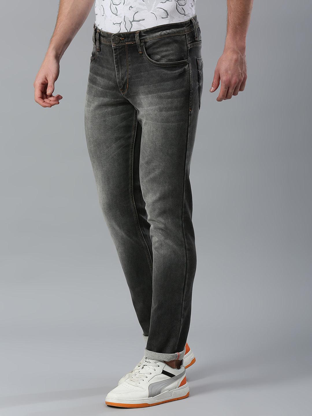 Charcoal Grey Stealth Wash Skinny Fit Jeans