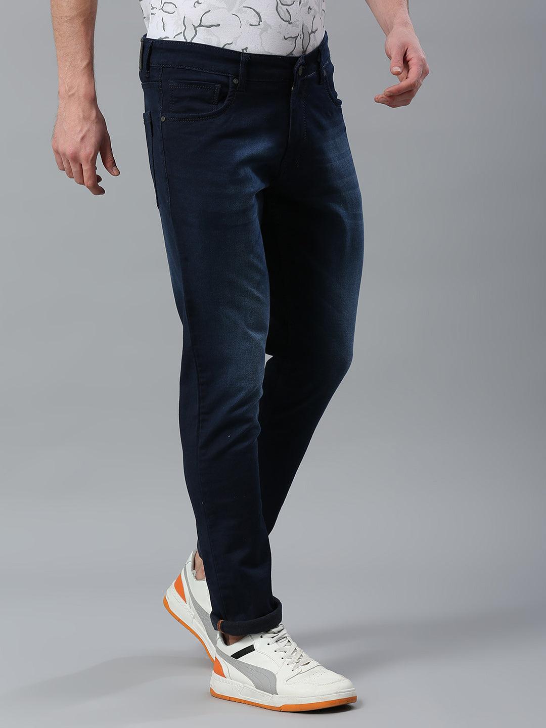 Space Blue Shadow Fade Skinny Fit Jeans