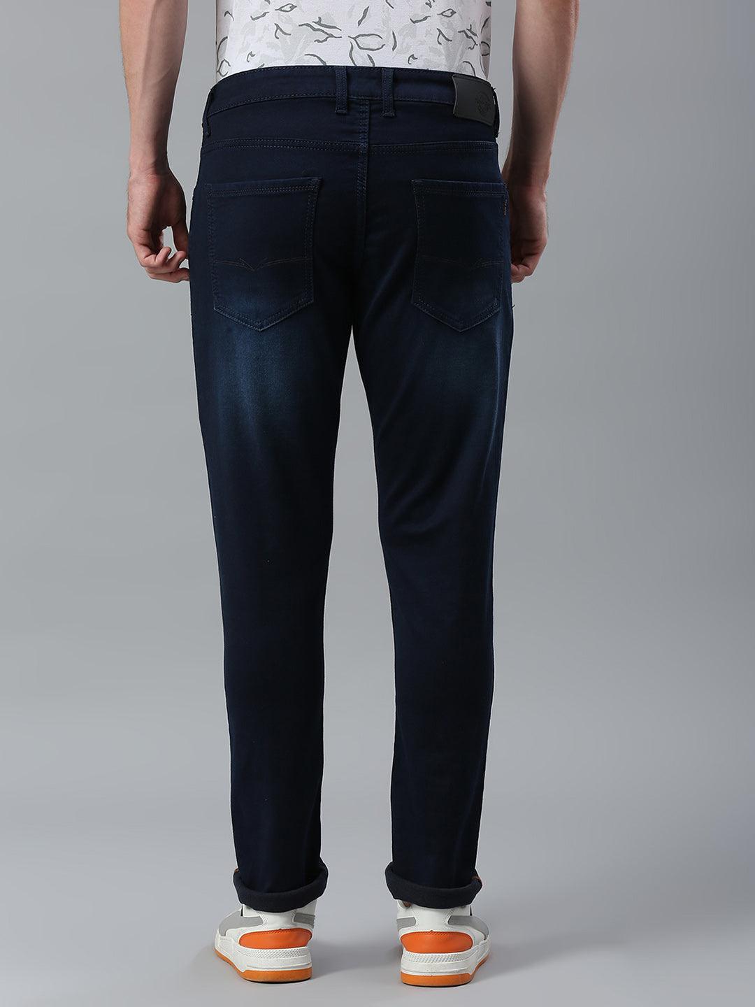 Space Blue Shadow Fade Skinny Fit Jeans