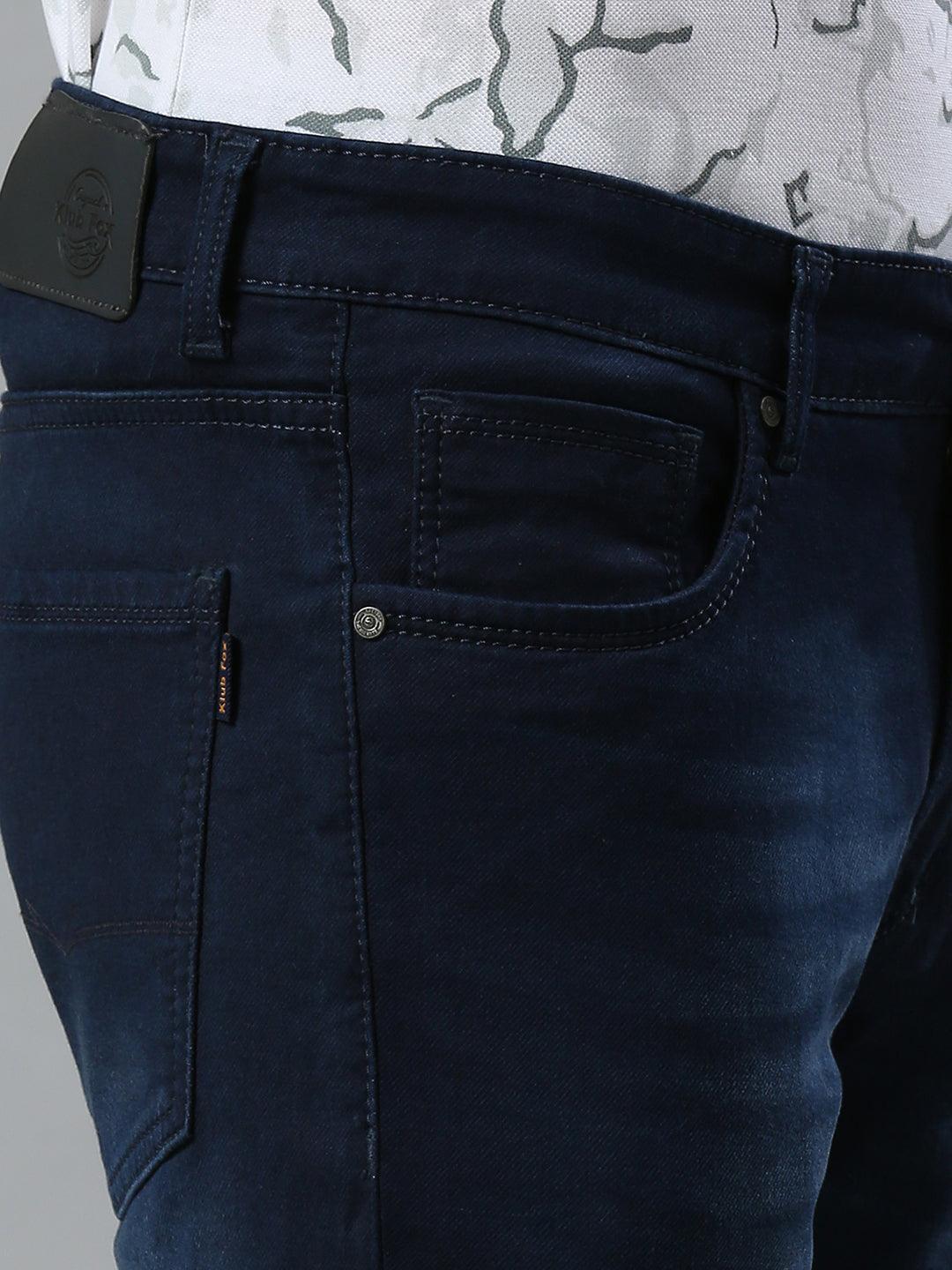 Space Blue Shadow Fade Skinny Fit Jeans