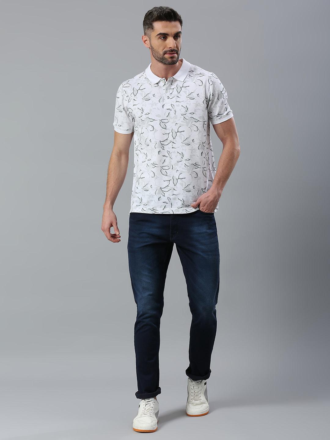 Space Blue Shadow Fade Skinny Fit Jeans