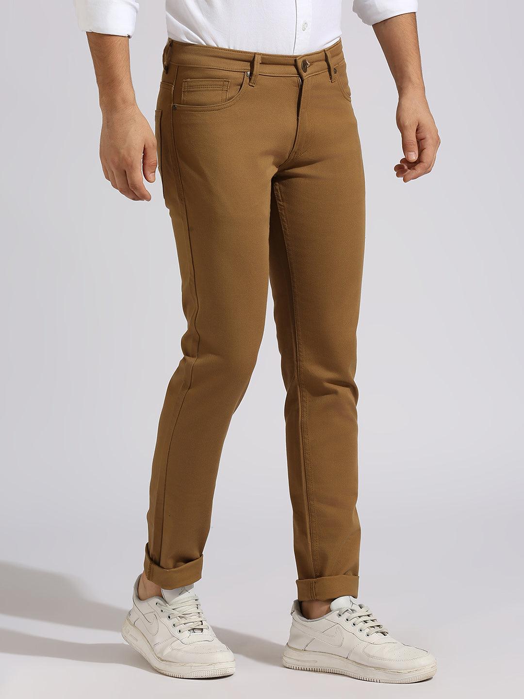 Minimal X Chocolate Brown Skinny Fit Jeans