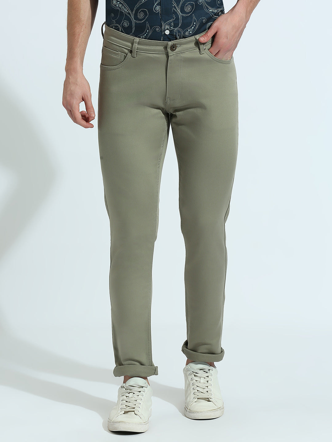 Olive Skinny Fit Jeans