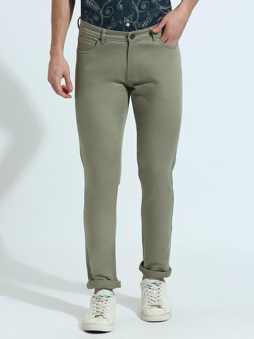 Minimal X Olive Skinny Fit Jeans