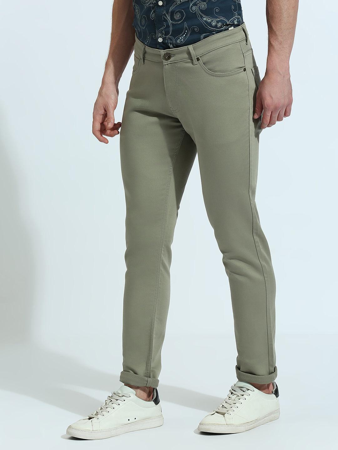 Minimal X Olive Skinny Fit Jeans
