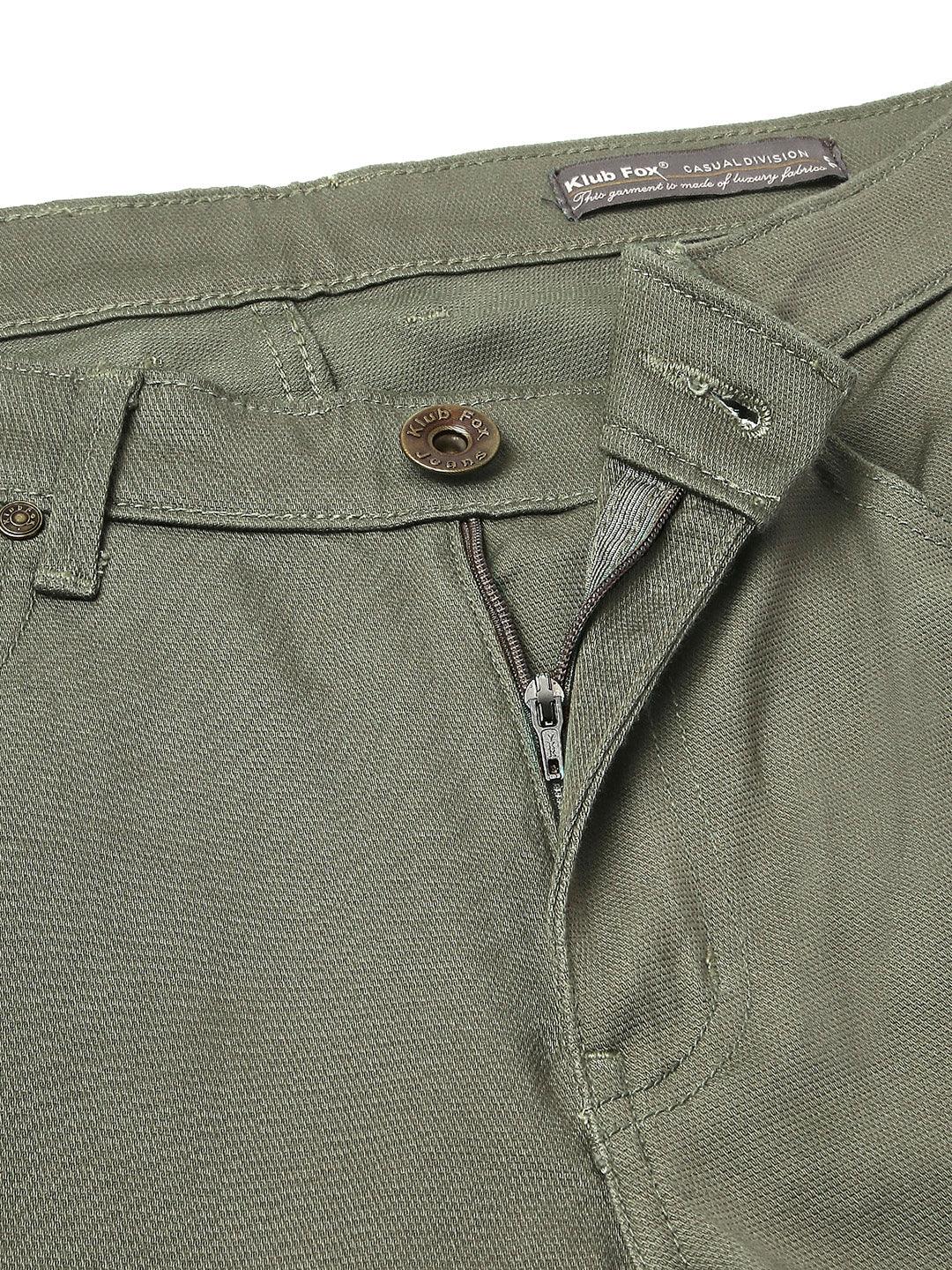 Minimal X Olive Skinny Fit Jeans