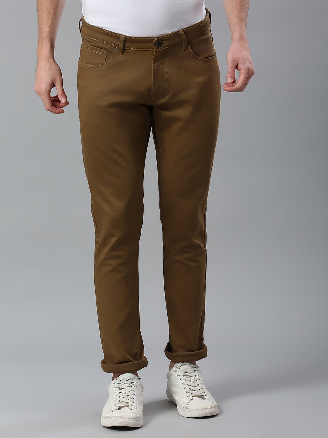 Khaki Narrow Fit Jeans