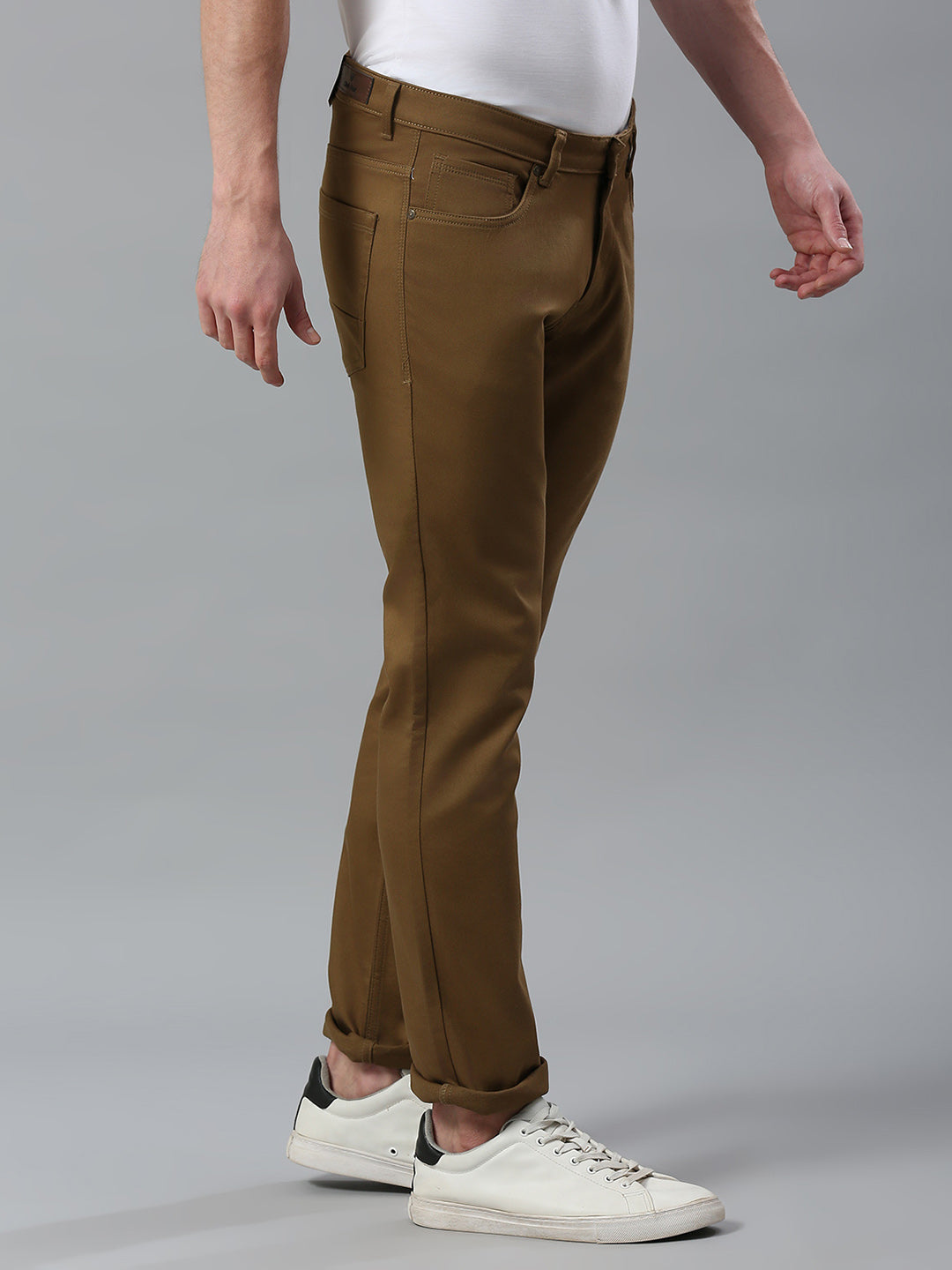 Khaki Narrow Fit Jeans