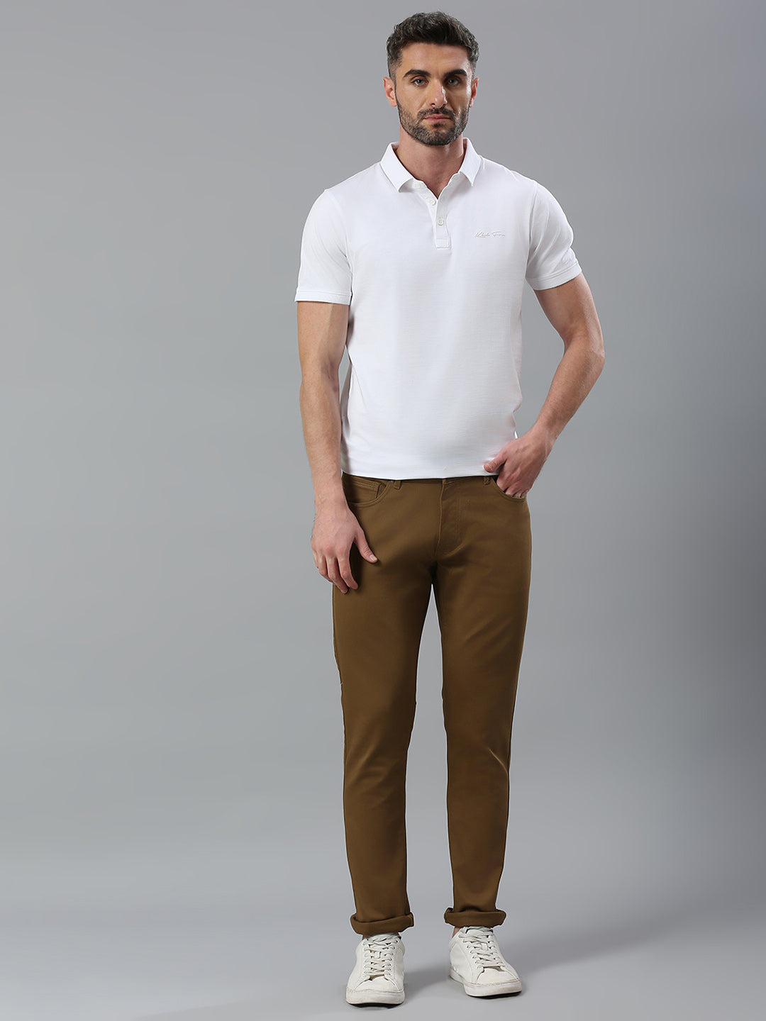 Khaki Narrow Fit Jeans