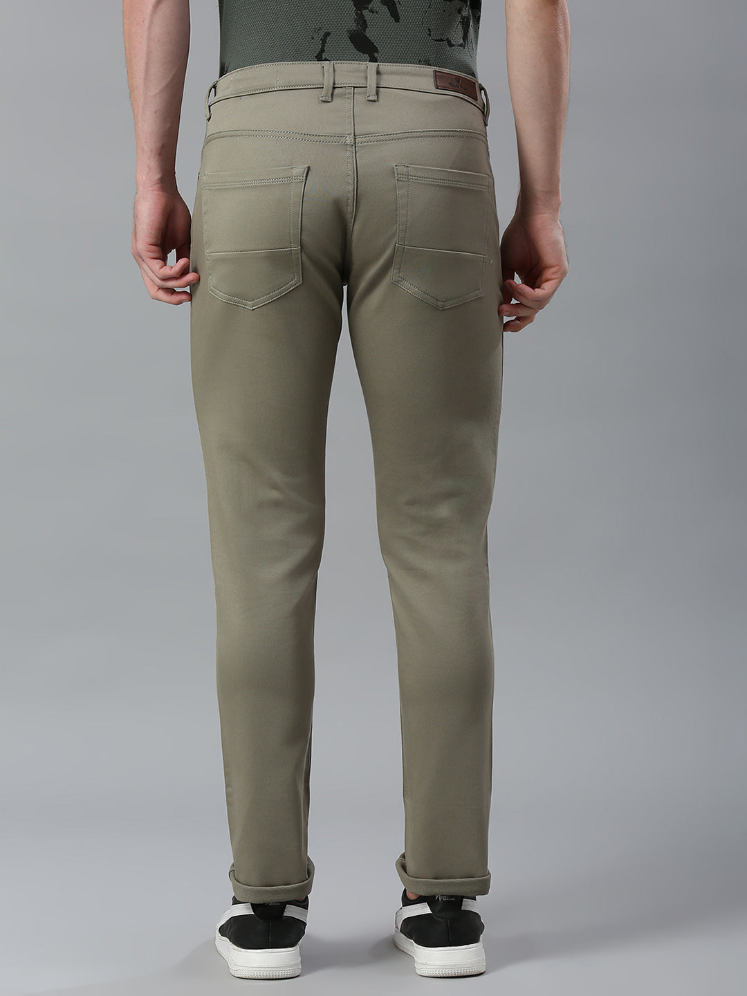 Olive Narrow Fit Jeans