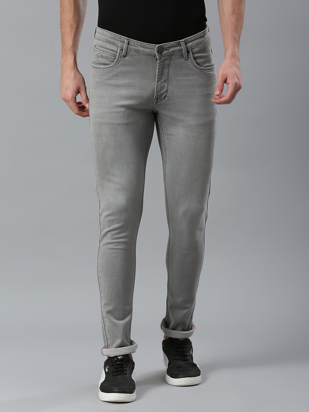 Grey Cloud Skinny Fit Jeans