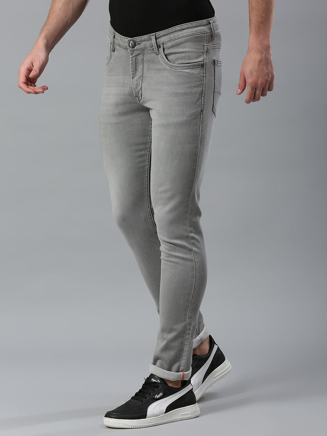 Grey Cloud Skinny Fit Jeans