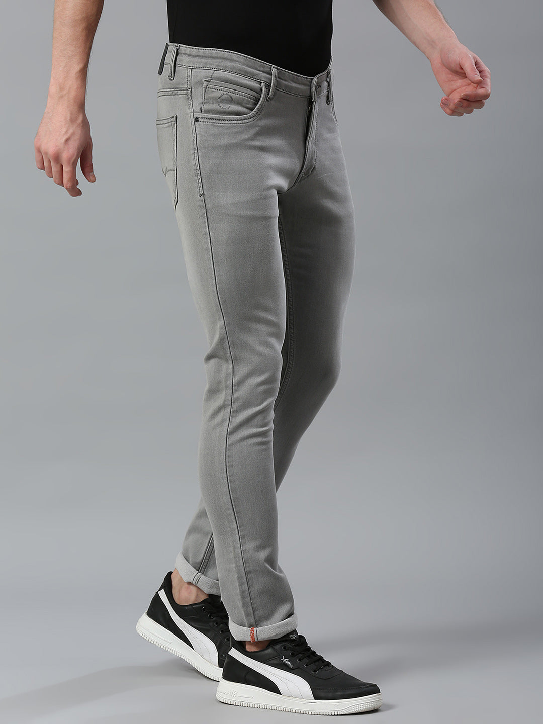 Grey Cloud Skinny Fit Jeans