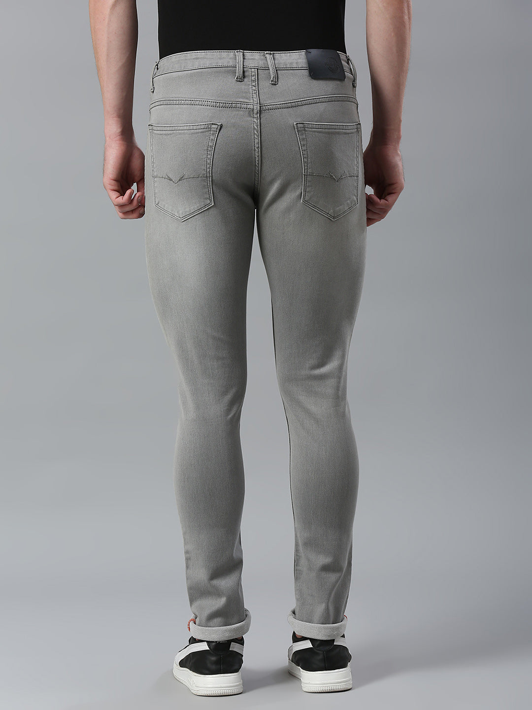 Grey Cloud Skinny Fit Jeans