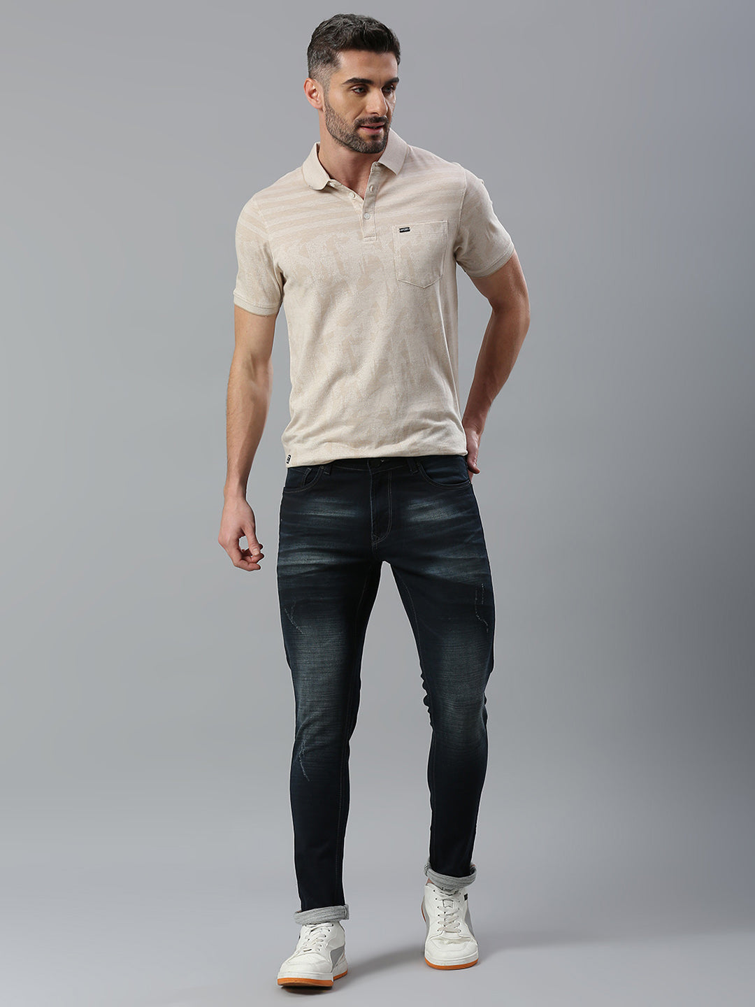 Raw Skinny Fit Jeans