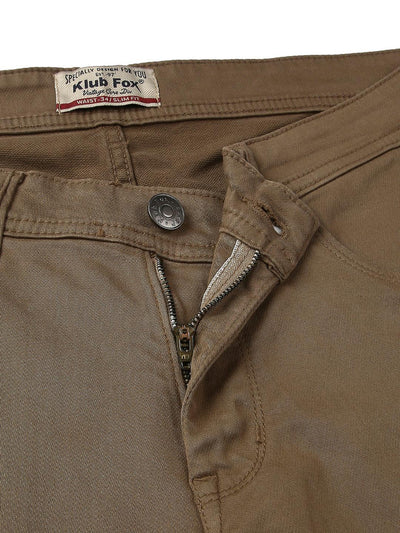 Stretchable Minimal X Desert Beige Skinny Fit Jeans