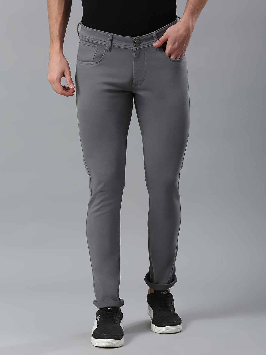 Lt.Grey Skinny Fit Jeans