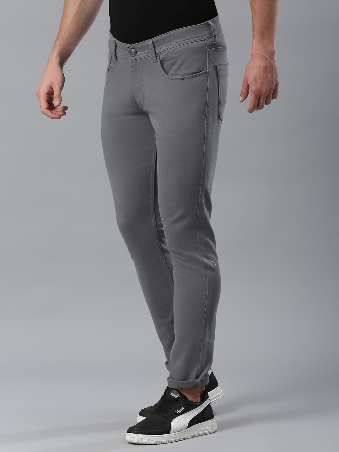 Lt.Grey Skinny Fit Jeans