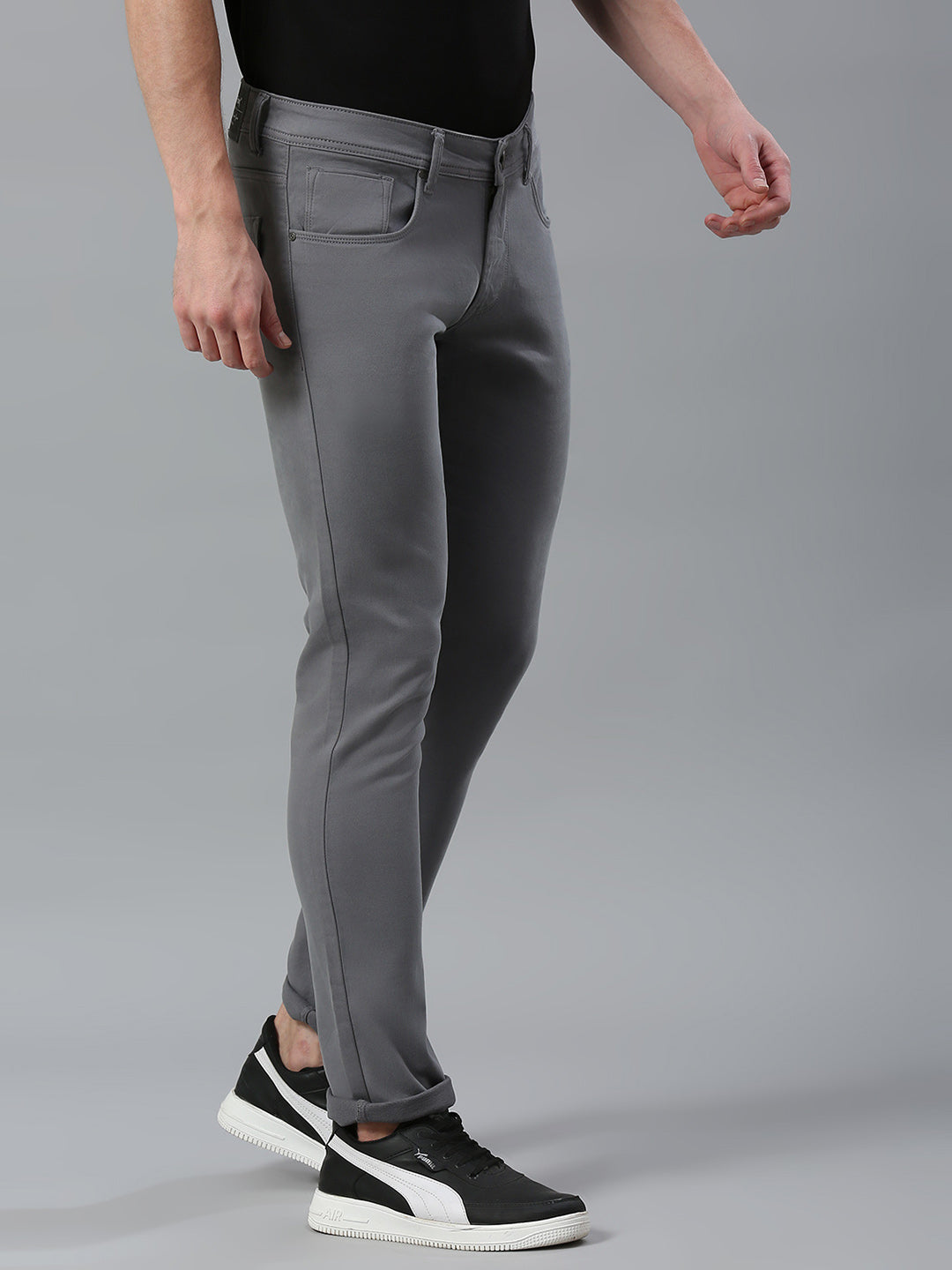 Lt.Grey Skinny Fit Jeans