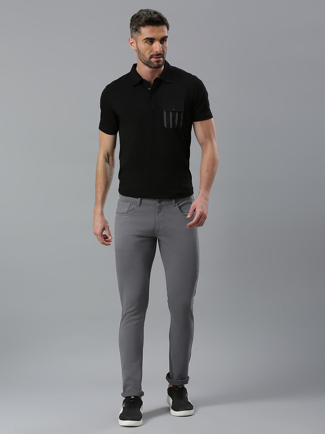 Lt.Grey Skinny Fit Jeans