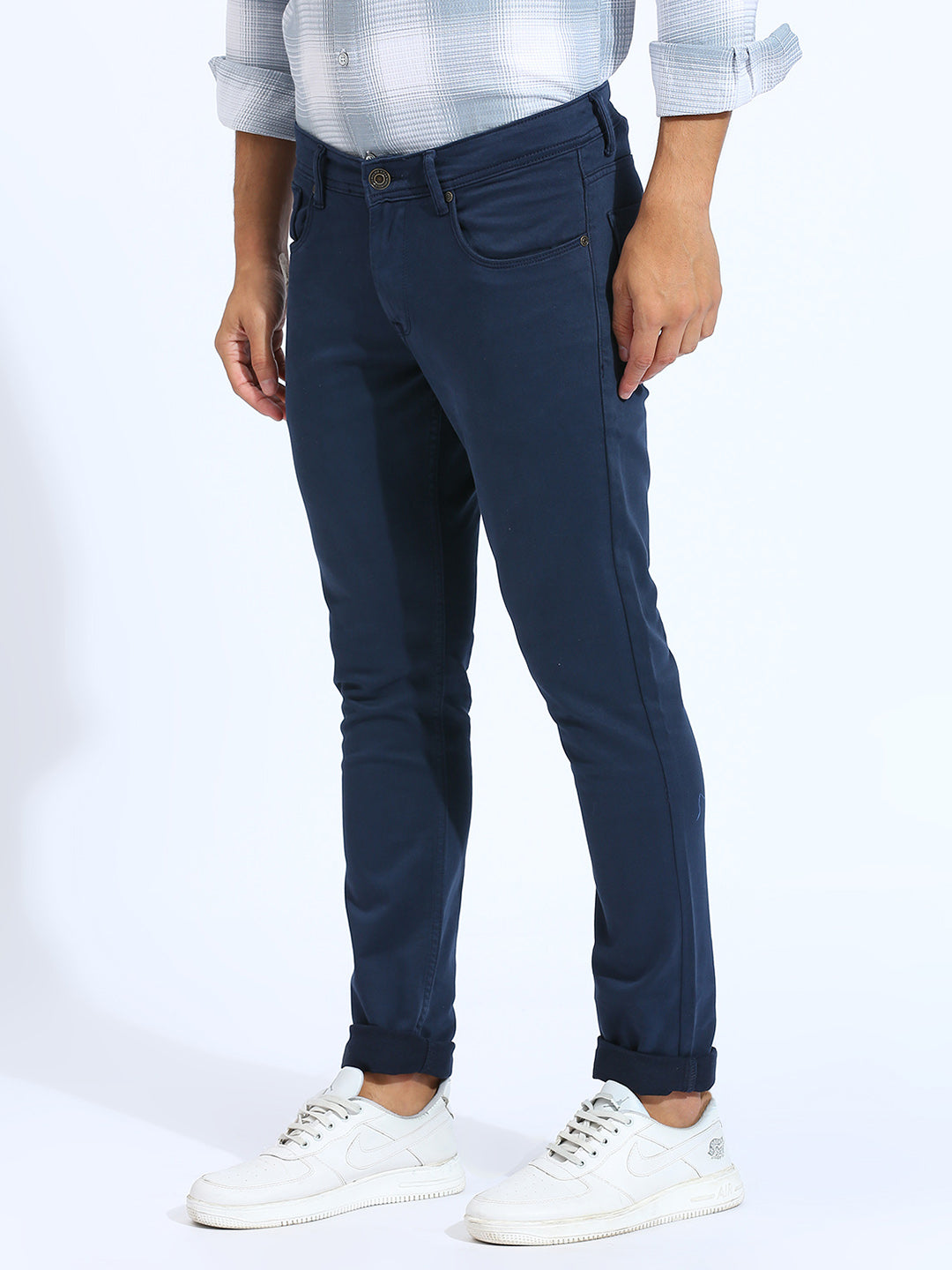 Navy Skinny Fit Jeans