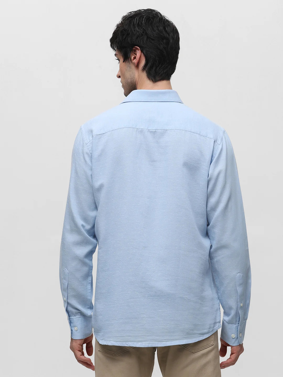 Sky Blue Dobby Shirt