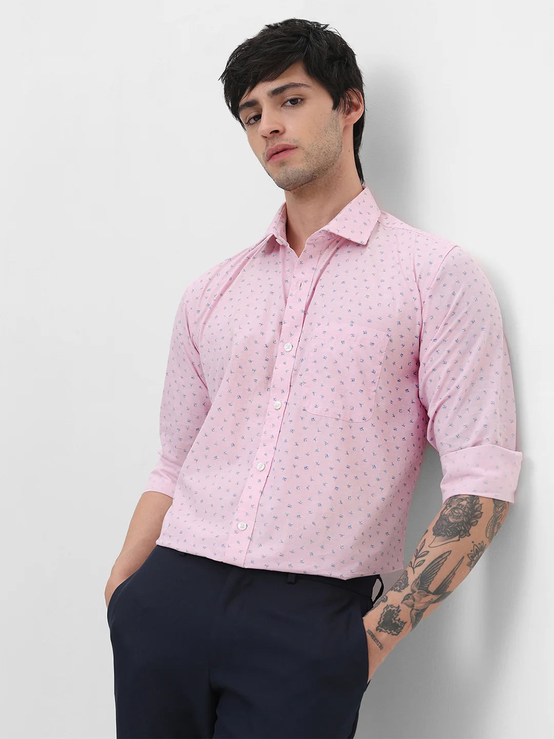 Pink Printed Shirt