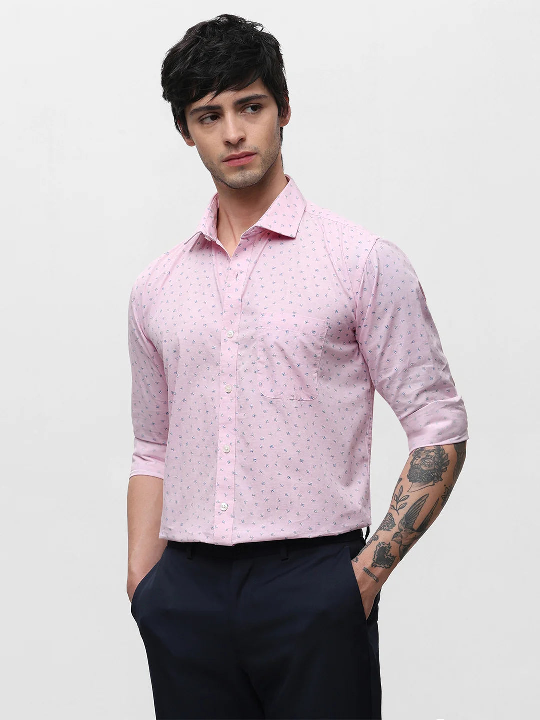 Pink Printed Shirt