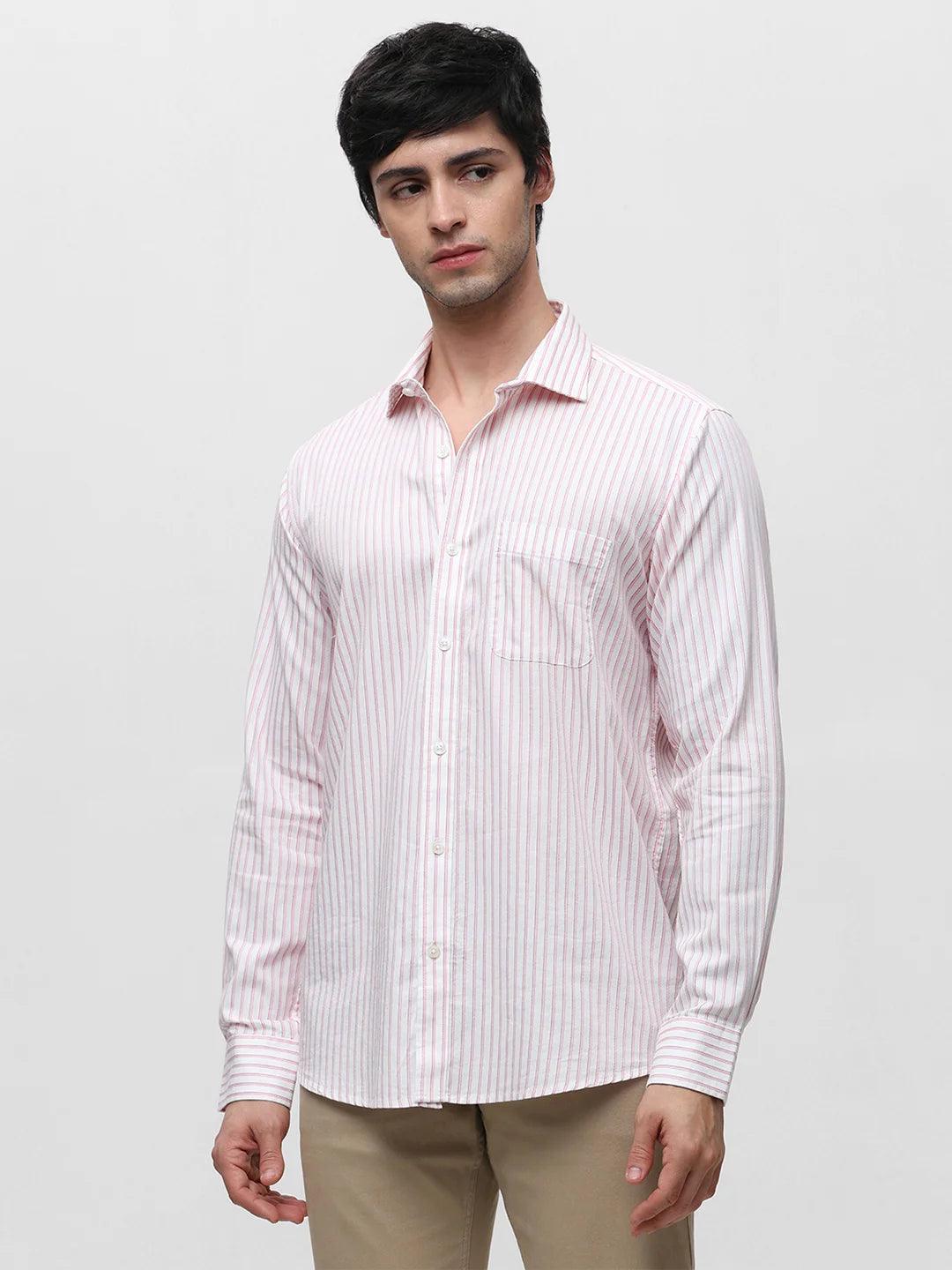Pink Striped Shirt