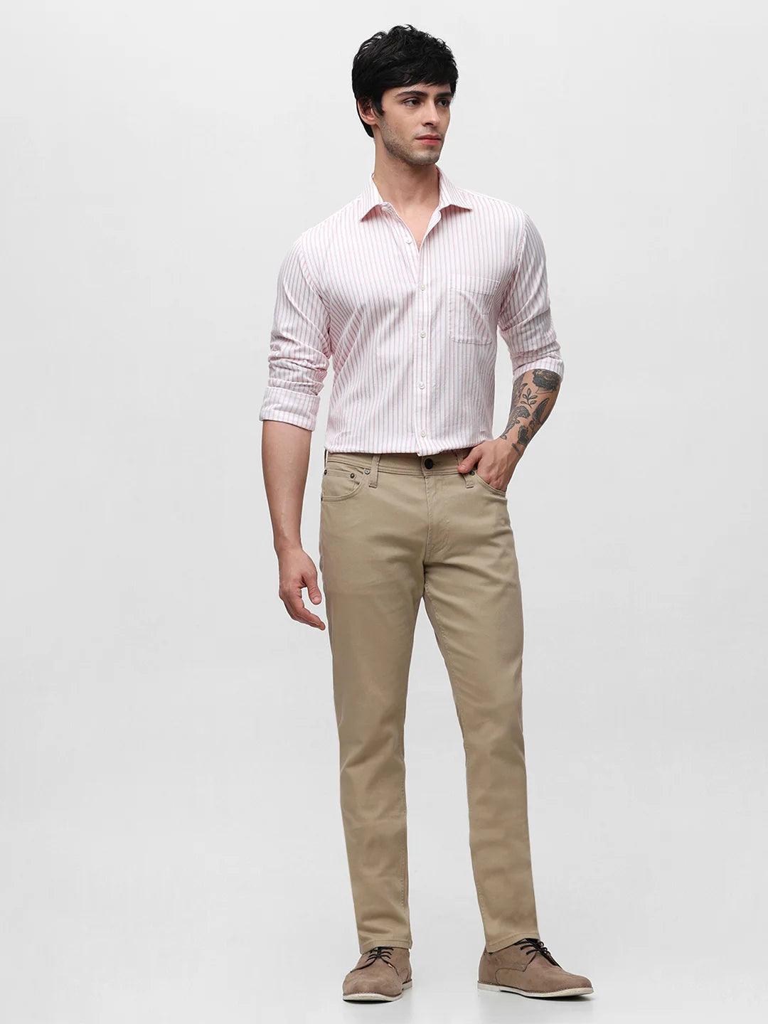Pink Striped Shirt