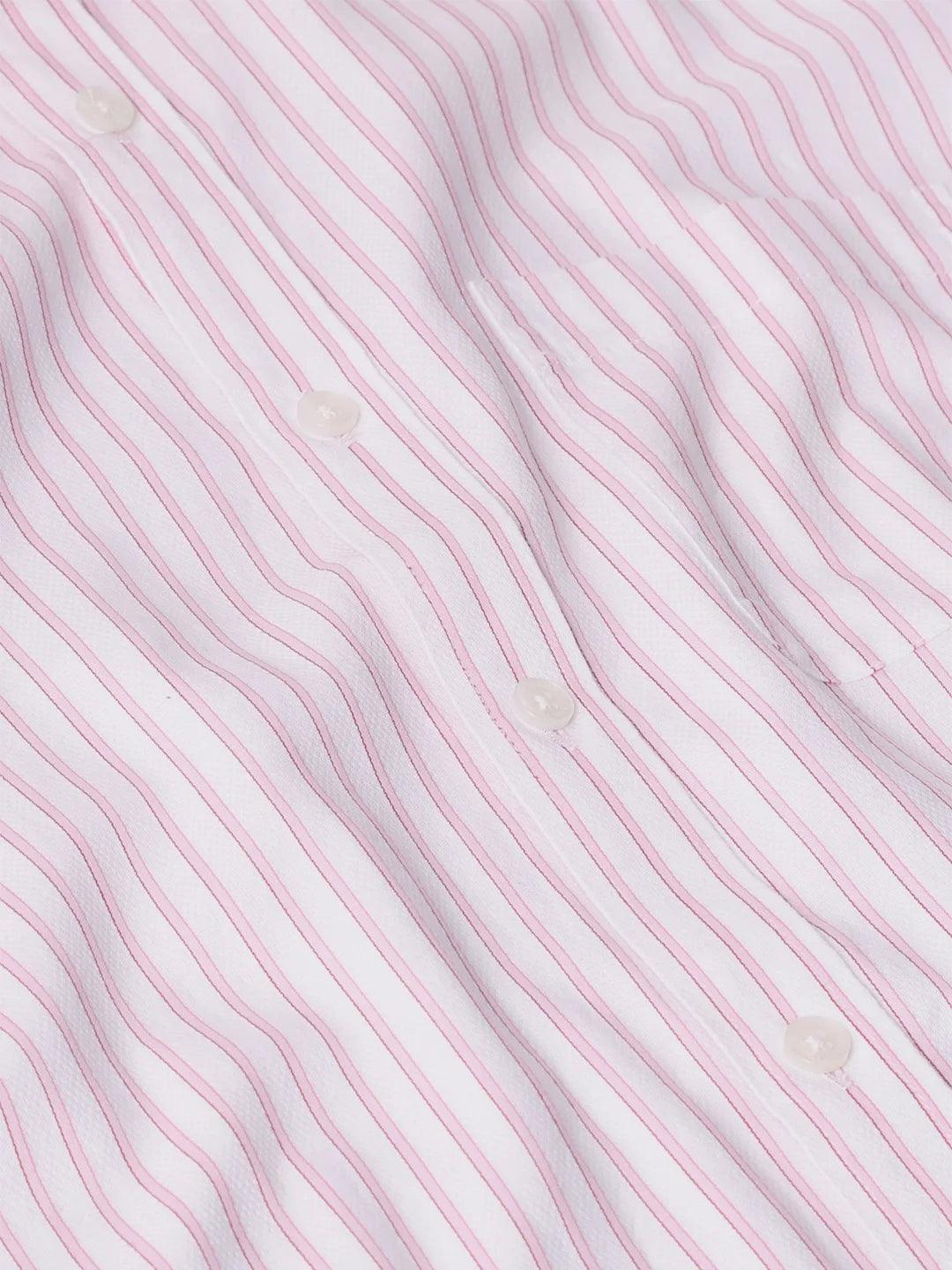 Pink Striped Shirt
