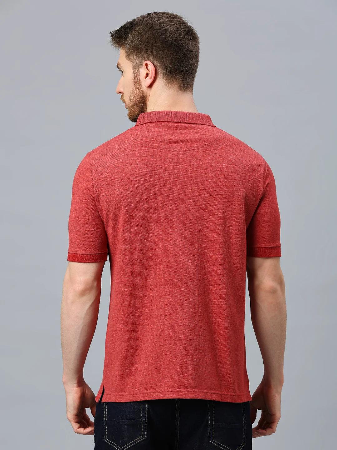 Alpha Polo Brick Red T-Shirt