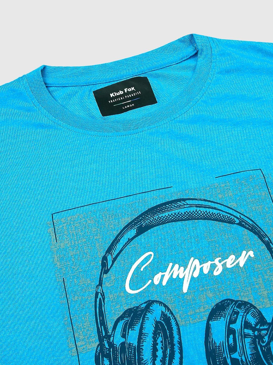 Aqua Melange T-Shirt