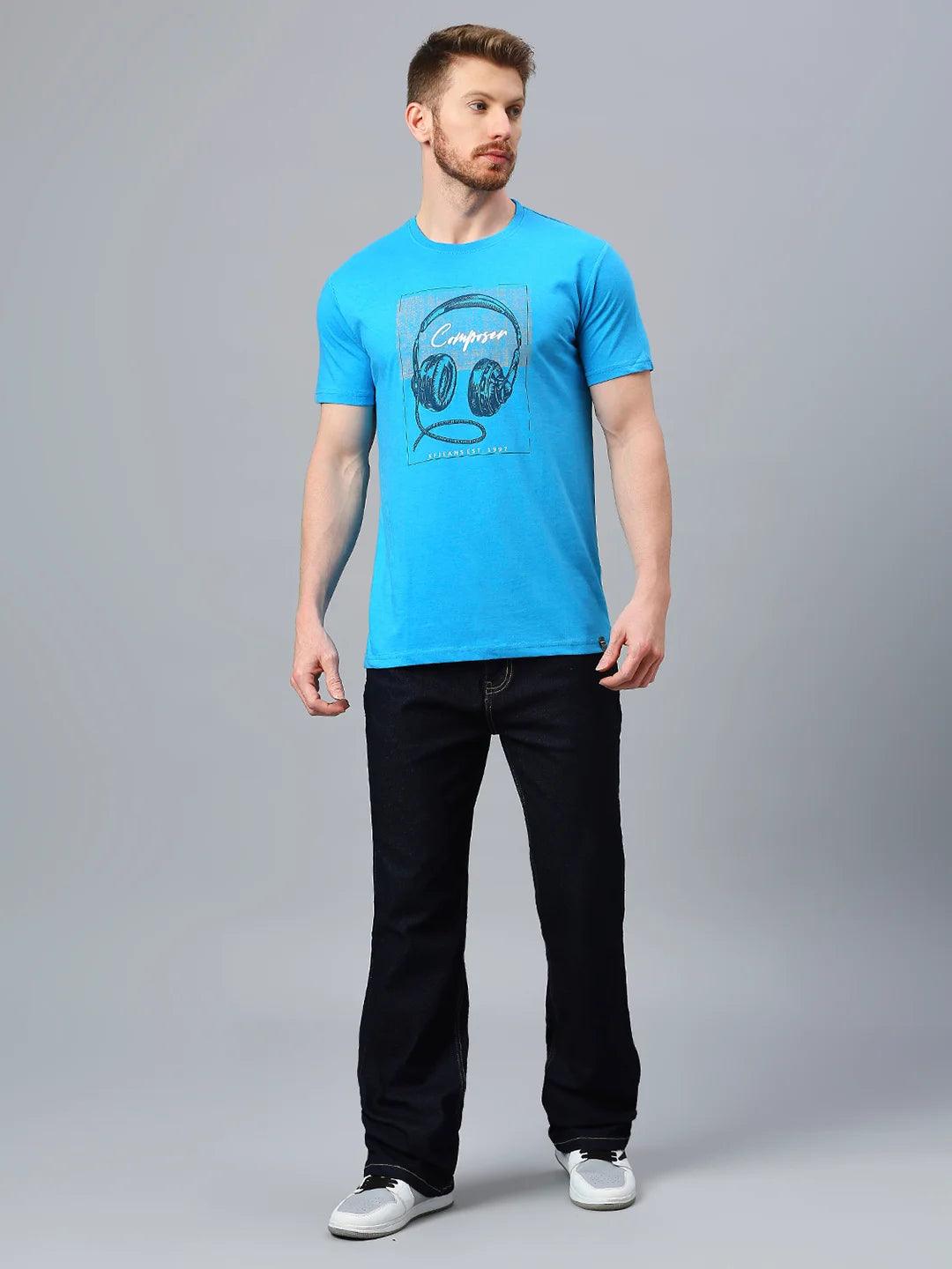 Aqua Melange T-Shirt