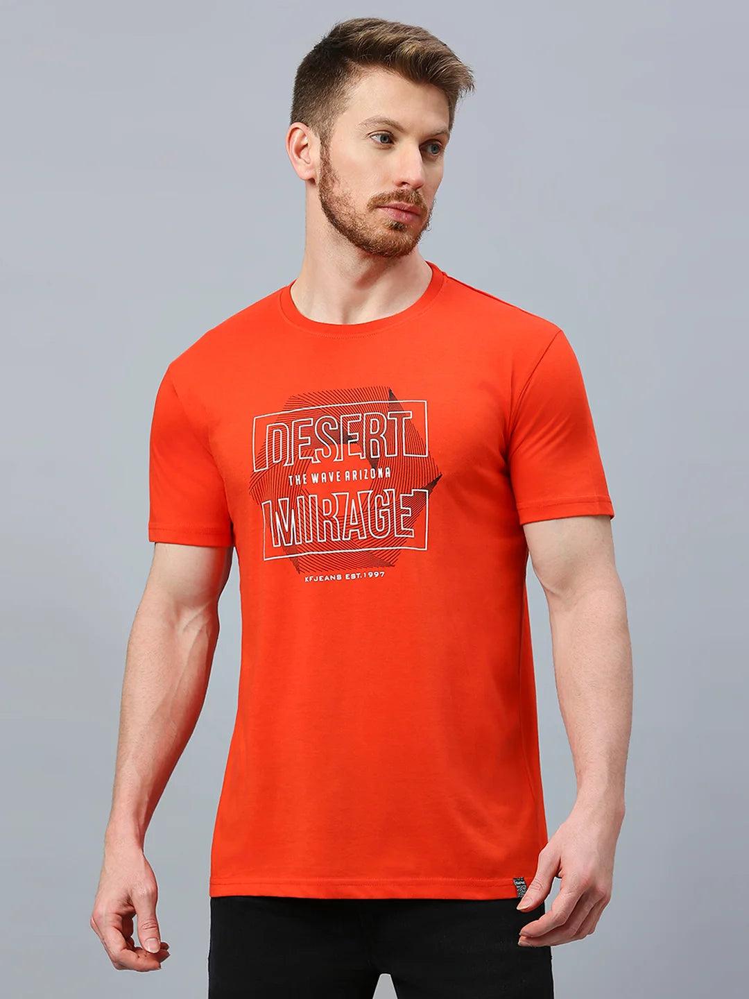 Rust Regular Fit H/S T-SHIRT