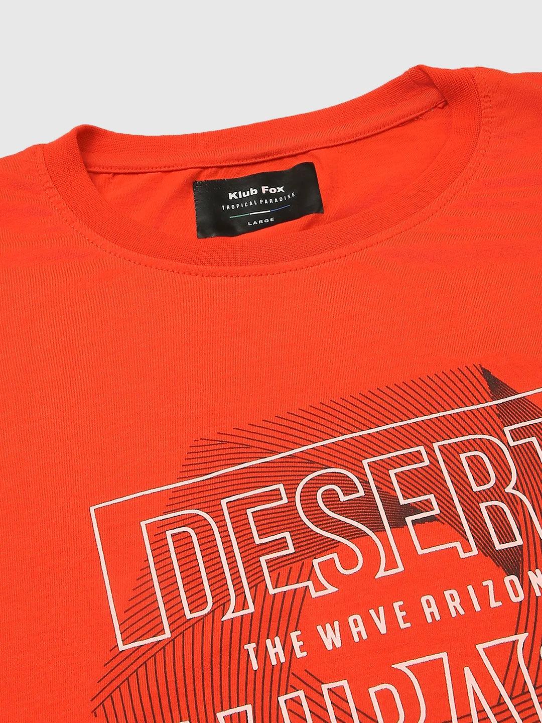 Rust Printed T-Shirt