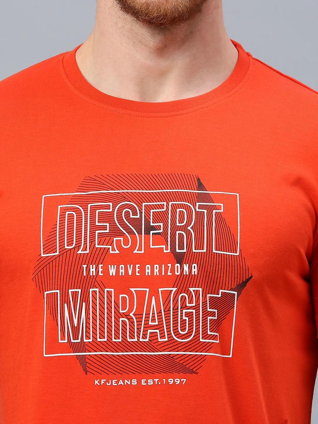 Rust Printed T-Shirt