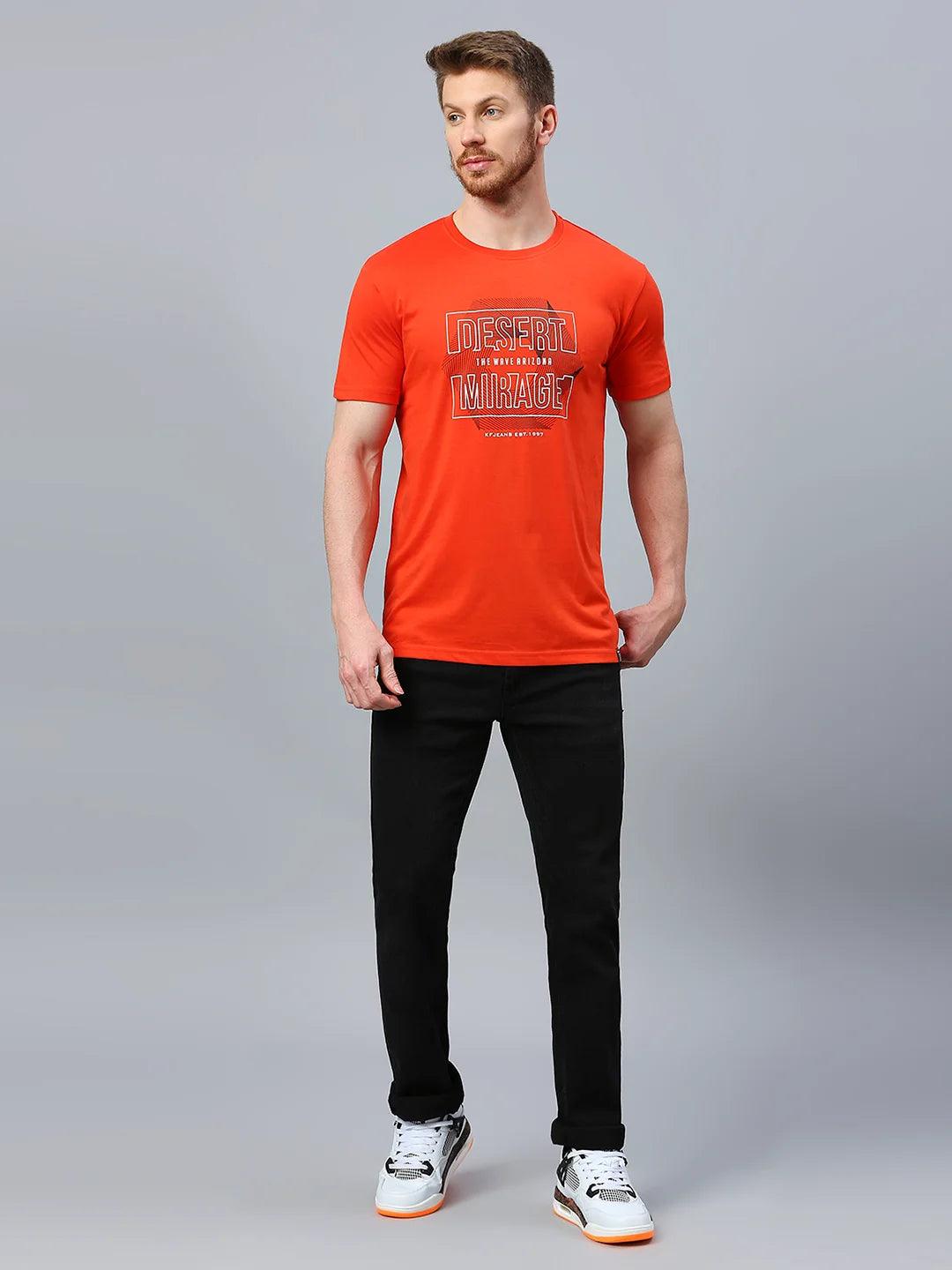 Rust Regular Fit H/S T-SHIRT