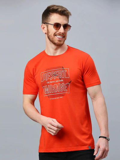 Rust Printed T-Shirt