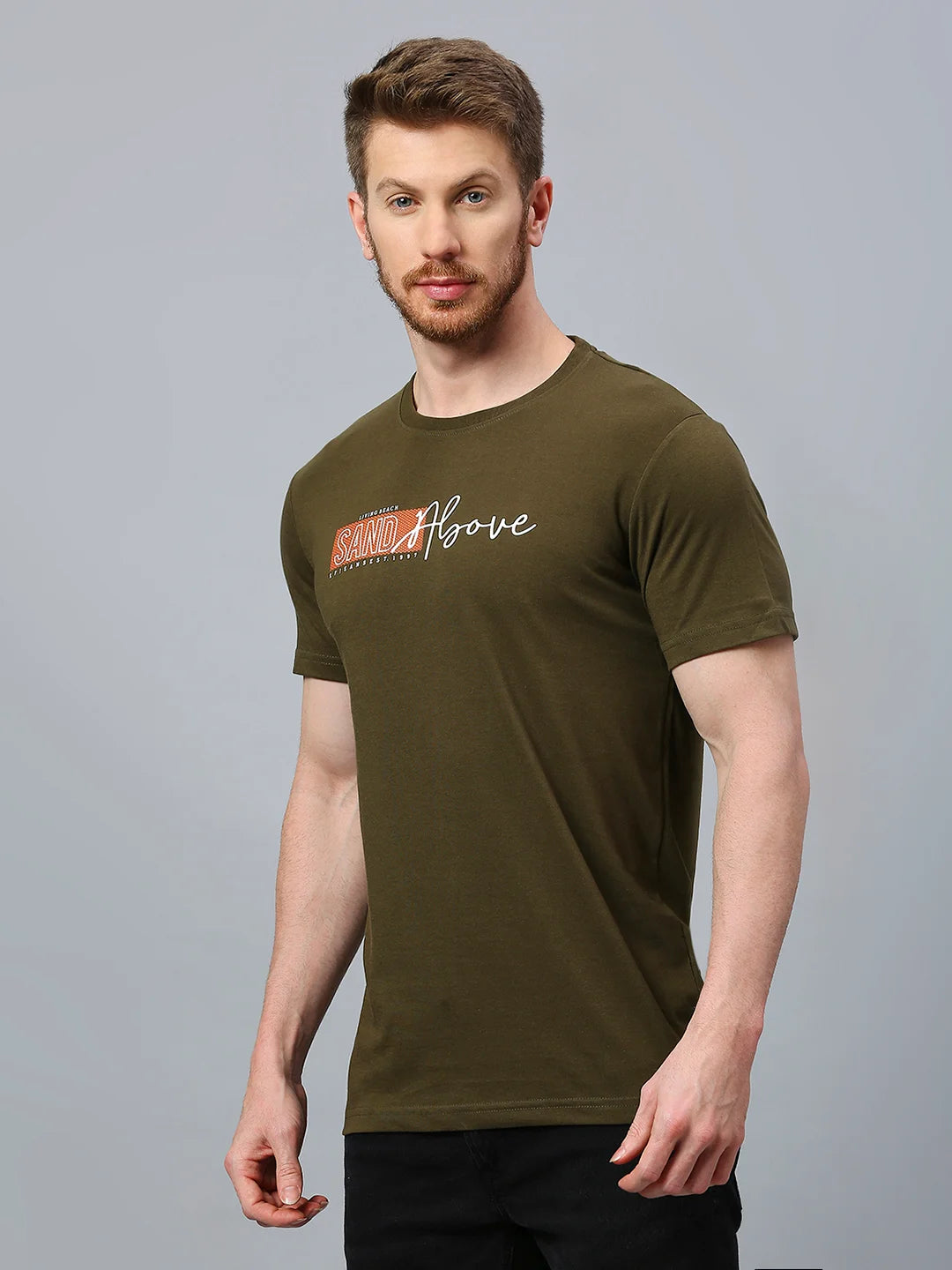 Olive Regular Fit H/S T-SHIRT